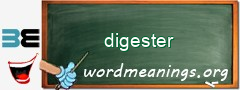 WordMeaning blackboard for digester